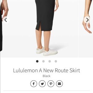 Lululemon A New Route Skirt